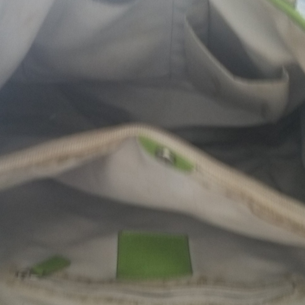 EUC Oversized Coach bag handbag blue green - Picture 4 of 8